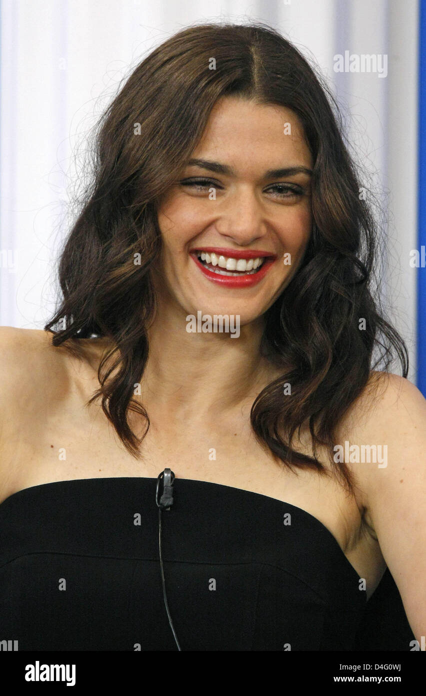 Actress Rachel Weisz is pictured at the press conference of the film 'The Brothers Bloom' during the 2008 Toronto International Film Festival at Hotel Sutton Place in Toronto, Canada, 09 September 2008. Photo: Hubert Boesl Stock Photo