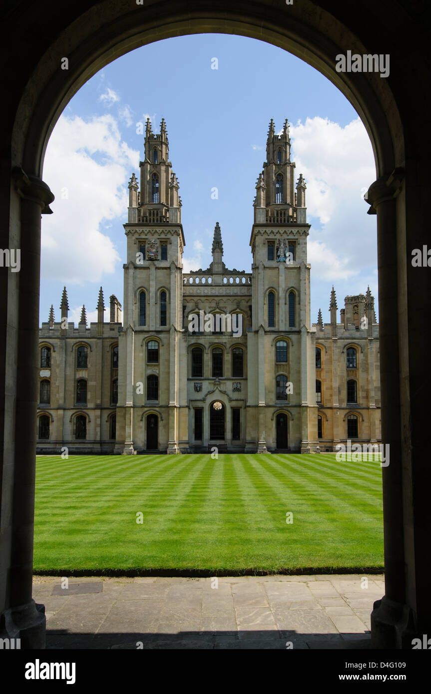 All Souls College, Oxford, England Stock Photo