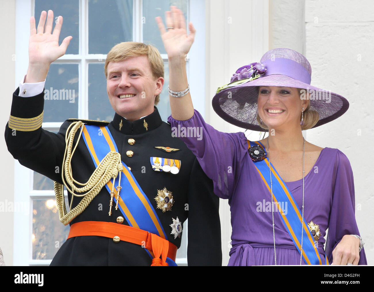 Dutch Crown Prince Willem-Alexander and his wife Crown Princess Maxima ...