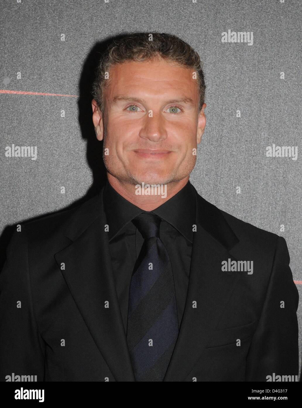 Formula One driver David Coulthard arrives for the presentation of Cartier's men's perfume 'Roadster' at the Academy of Fine Arts in Munich, Germany, 17 September 2008. Photo: Felix Hoerhager Stock Photo