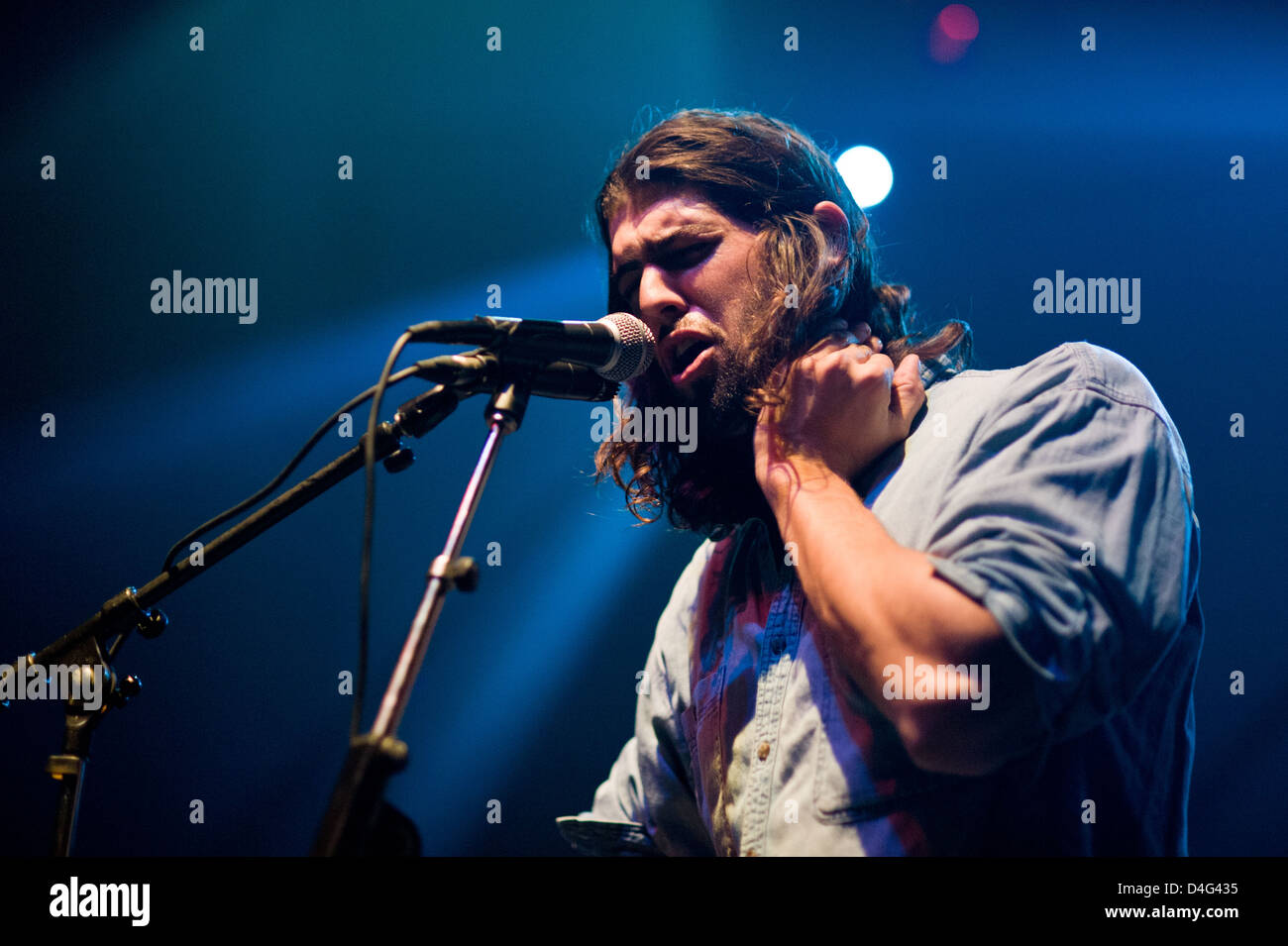 The Growl performing on March 6, 2013 at The Vic Theatre in Chicago. Credit: Max Herman / Stereogum.com Stock Photo