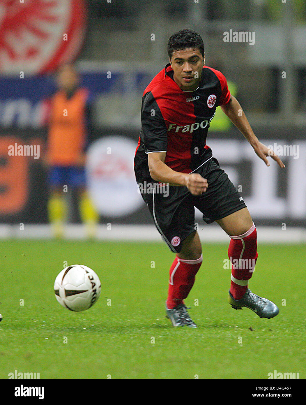 Frankfurt S Caio Is On The Ball During The Dfb Cup 2nd Round Match Stock Photo Alamy