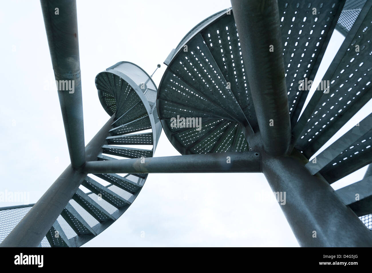 Stairs near Lelystad airport in Lelystad, Netherlands Stock Photo