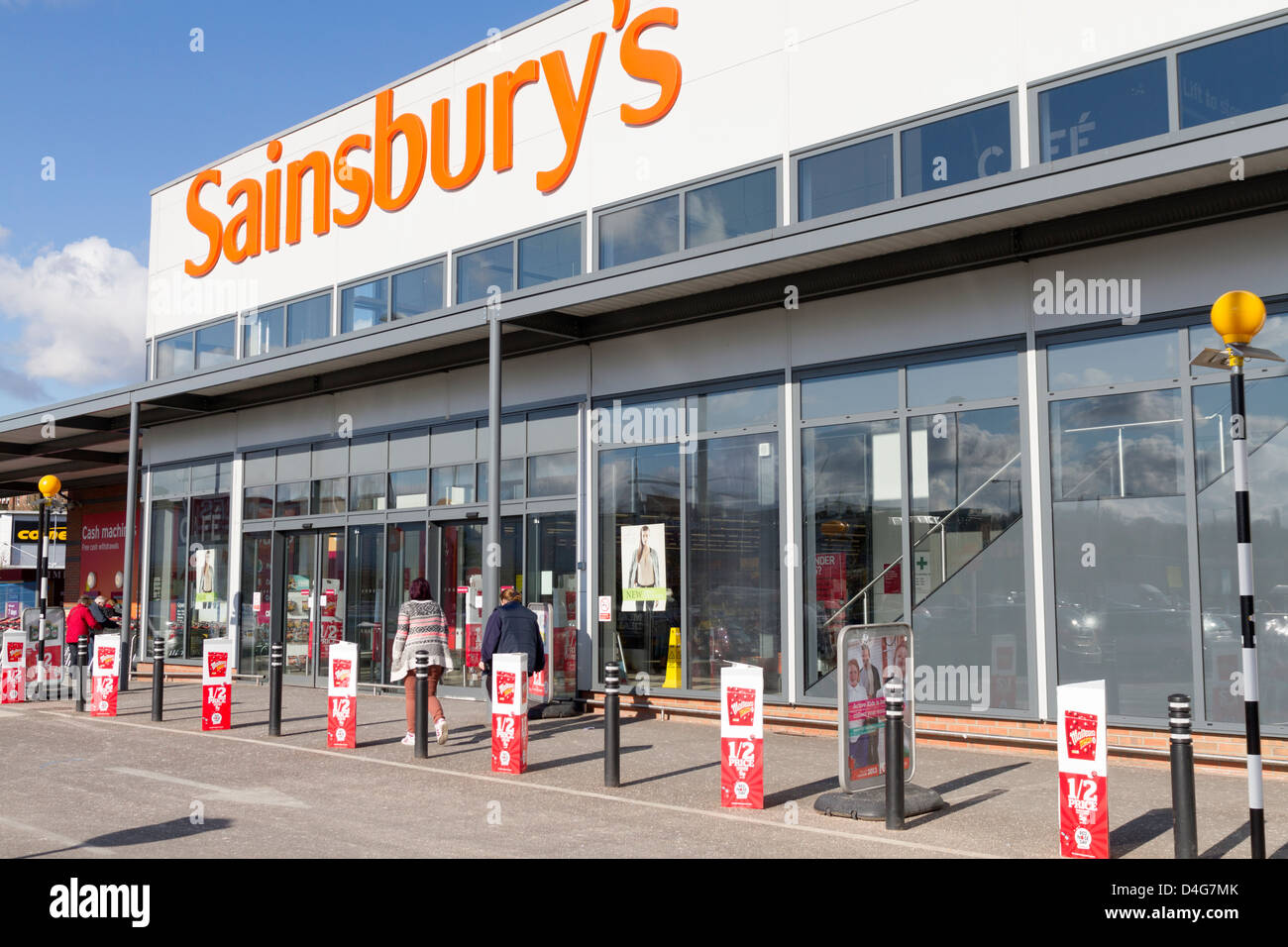 Sainsburys Store Shop Outside Stock Photos & Sainsburys Store Shop