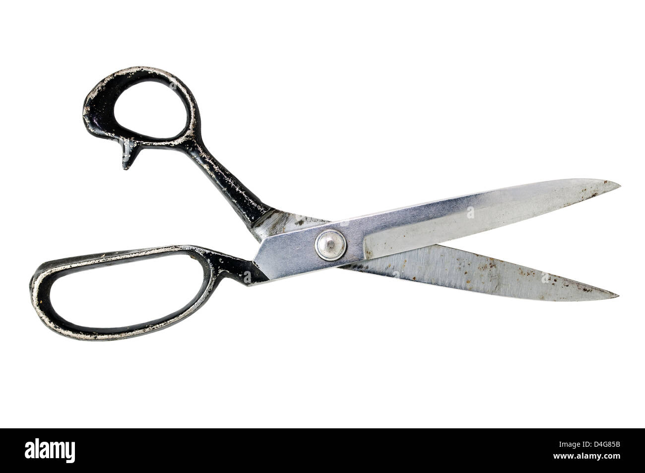 old tailor's scissors isolated on a white background Stock Photo Alamy