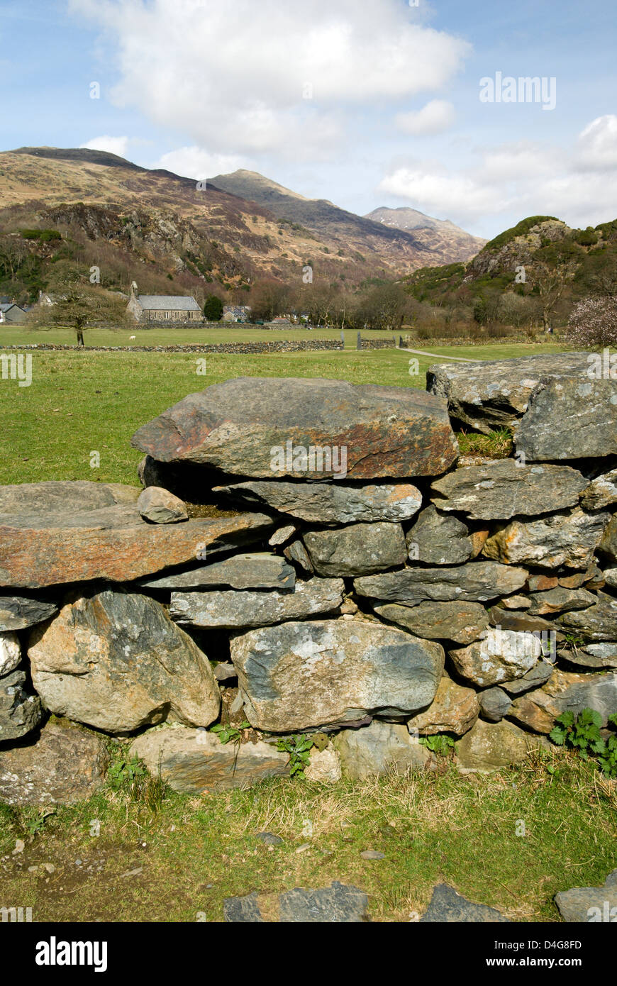 beddgelert snowdonia gwynedd north wales Stock Photo Alamy