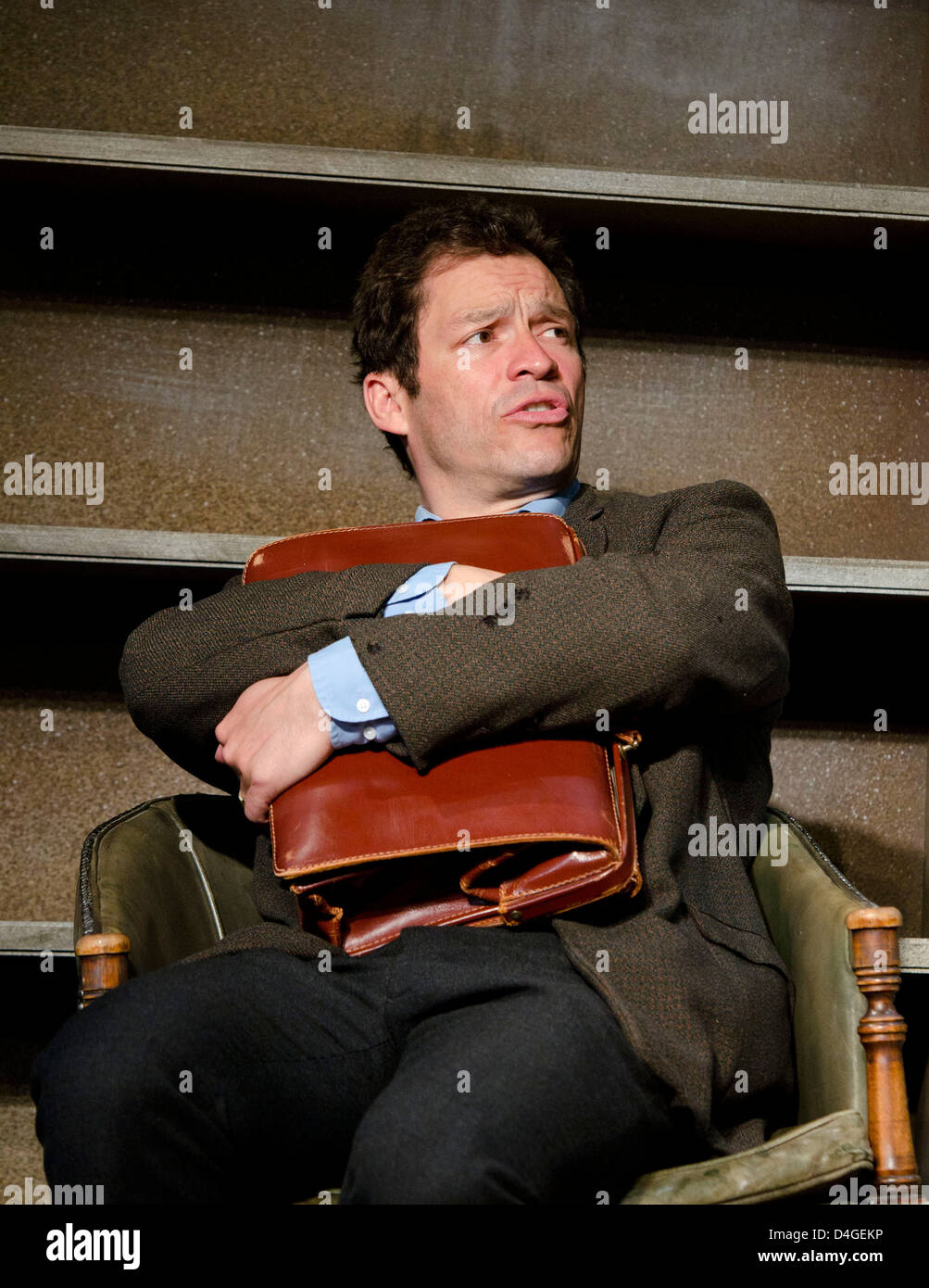 Dominic West (Ben Butley) in BUTLEY by Simon Gray at the Duchess Theatre, London in 2011  design: Peter McKintosh lighting: Howard Harrison director: Lindsay Posner Stock Photo