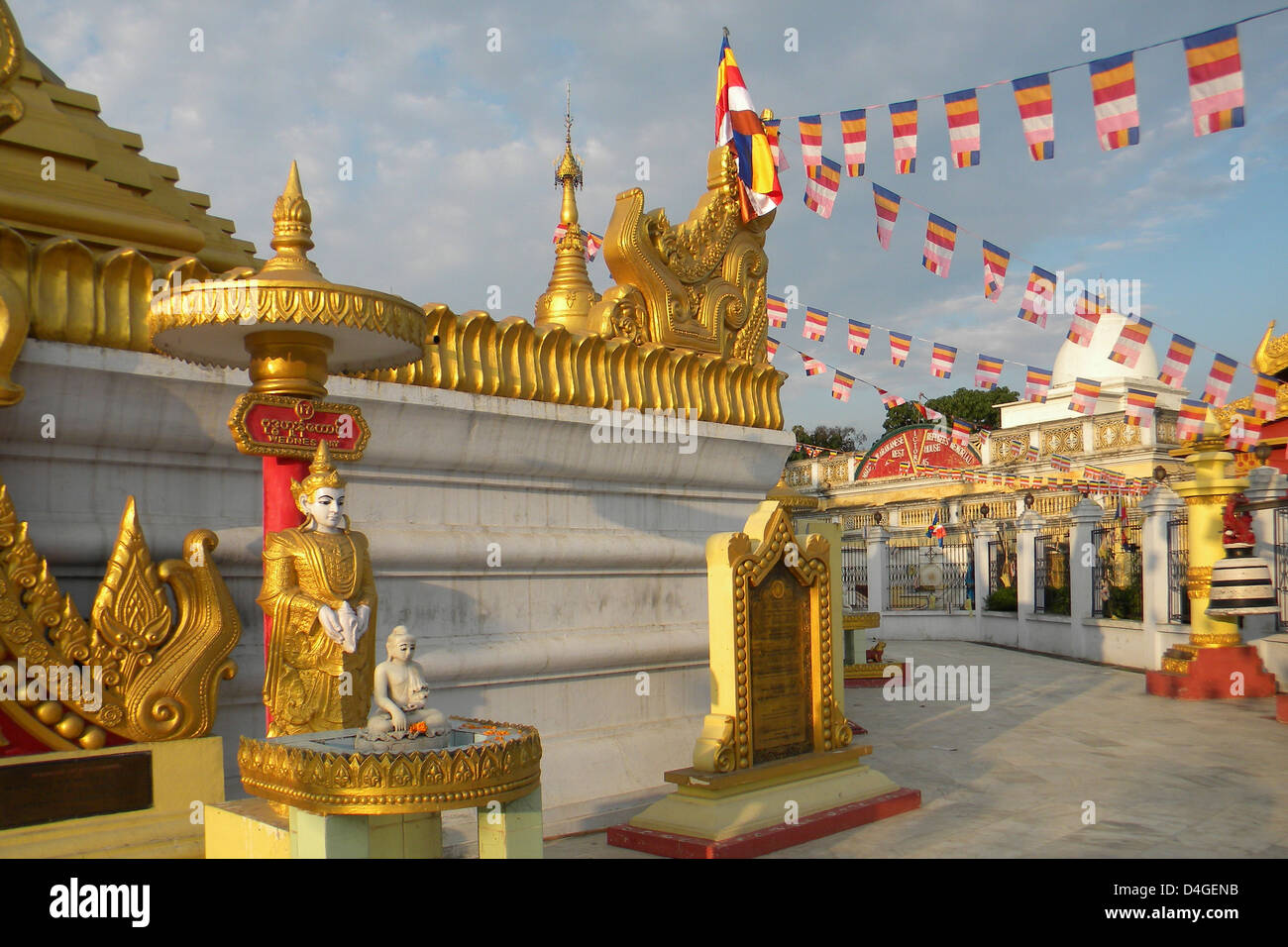 India, Bihar, Khushinagar, Mahaparinirvana temple Stock Photo - Alamy