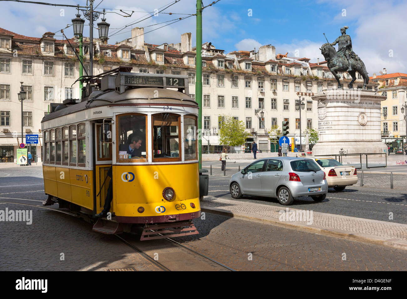 Tram 12 lisbon portugal europe hi-res stock photography and images - Alamy