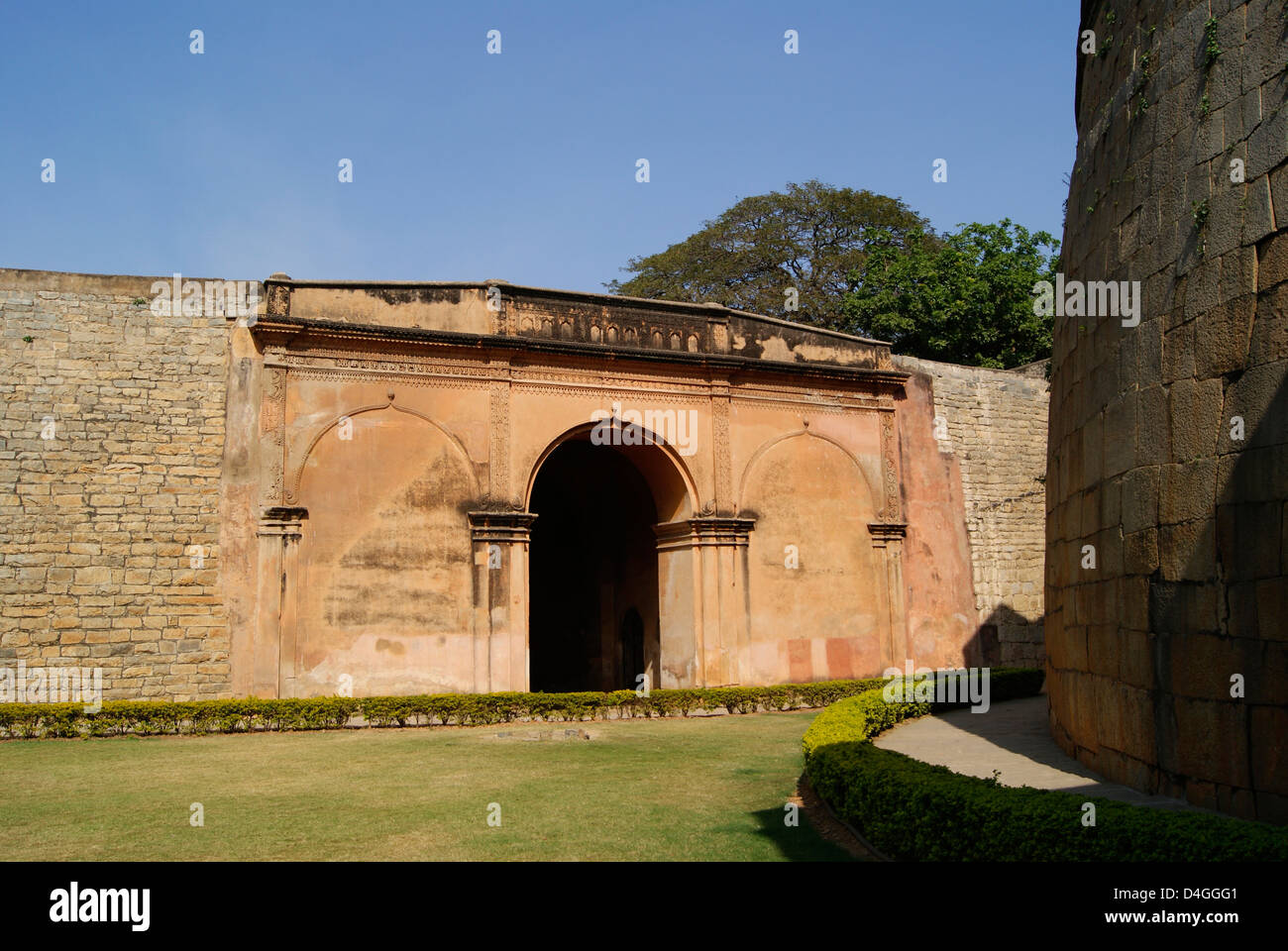 Bangalore Fort in Bangalore City of Karnataka India Stock Photo