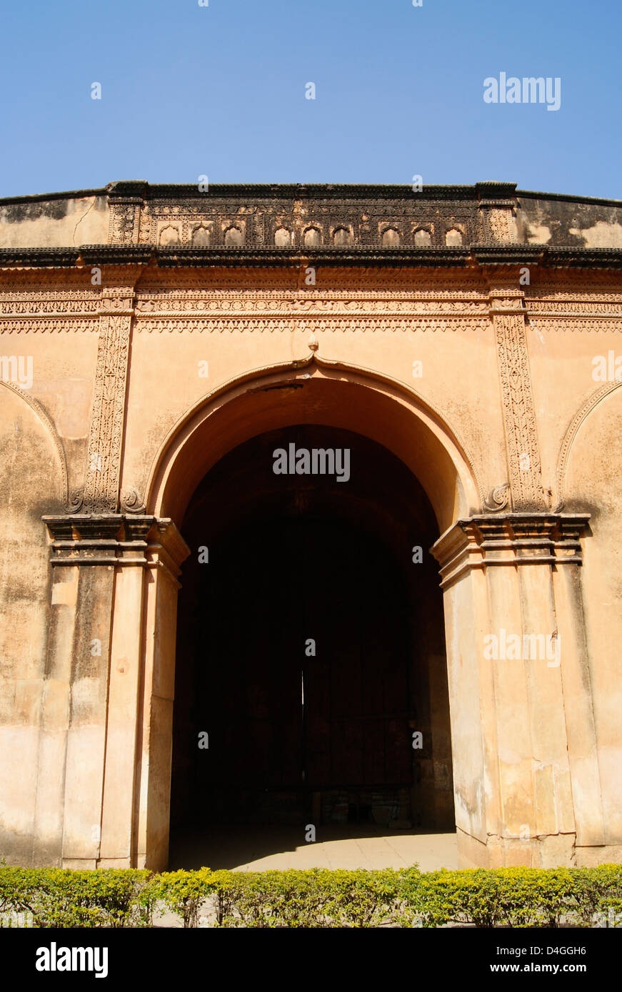 Arch Entrance of Bangalore Fort in Karnataka India Stock Photo