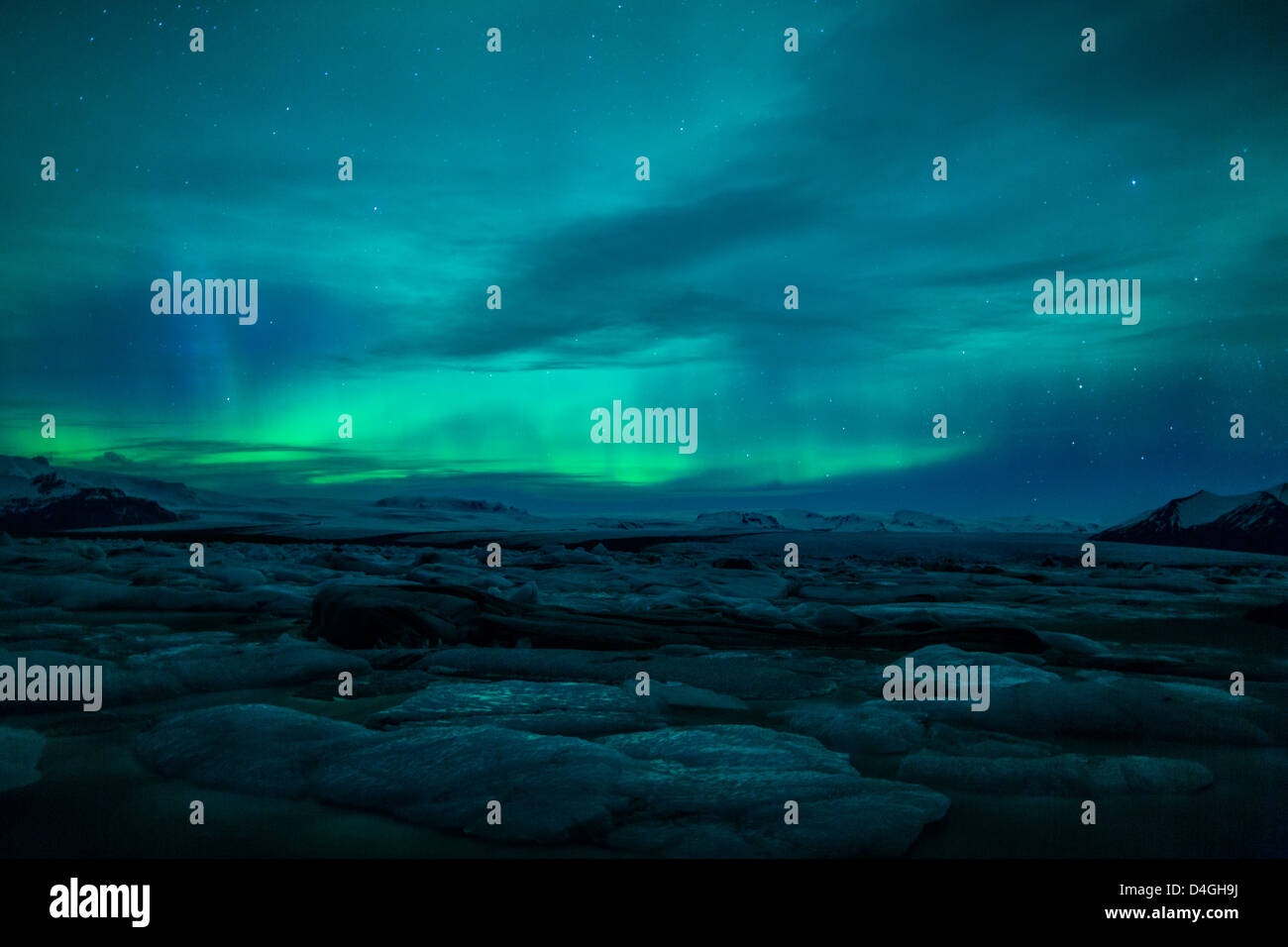 Northern lights - Aurora Borealis in Iceland Stock Photo - Alamy
