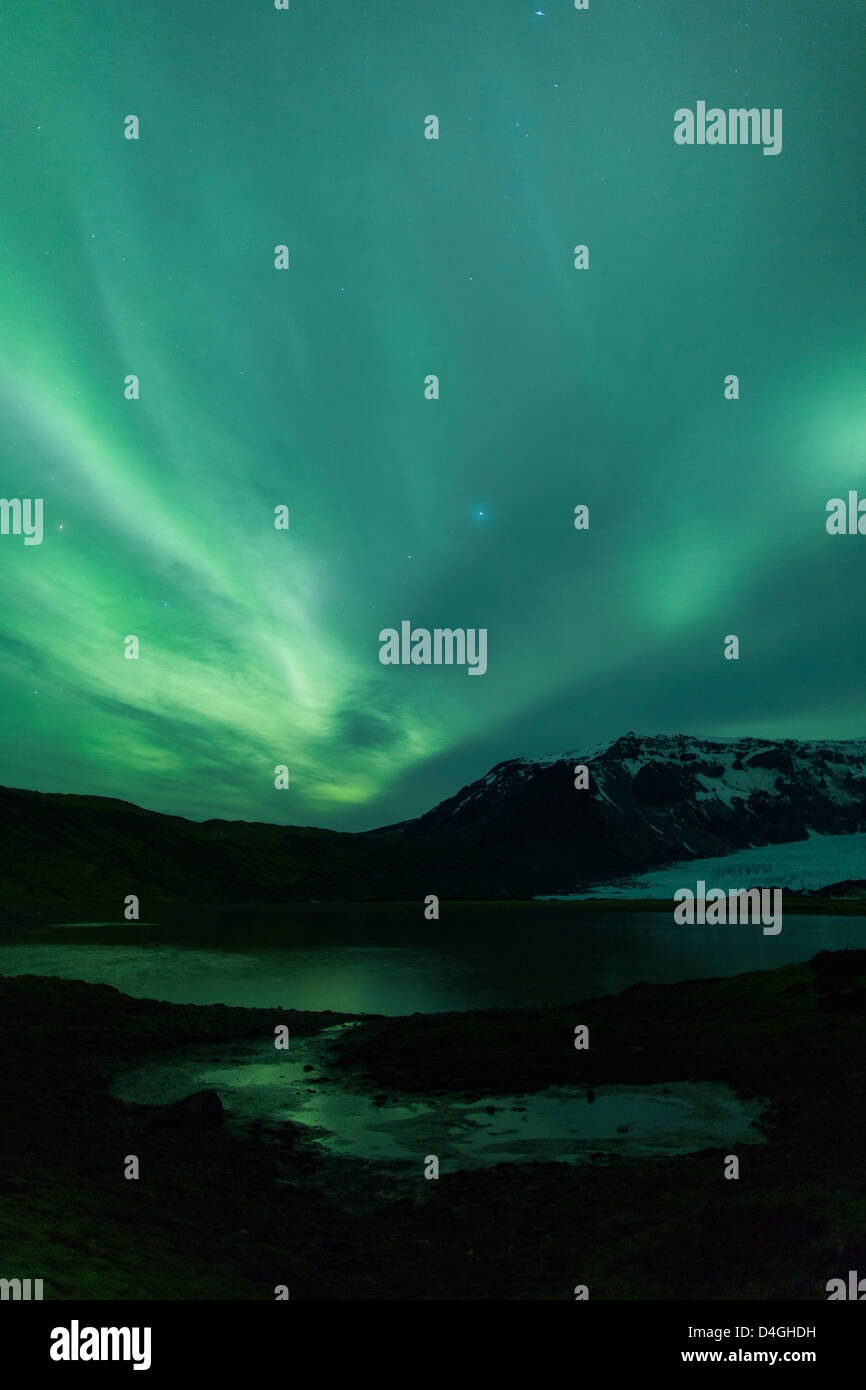 Northern lights - Aurora Borealis in Iceland Stock Photo - Alamy
