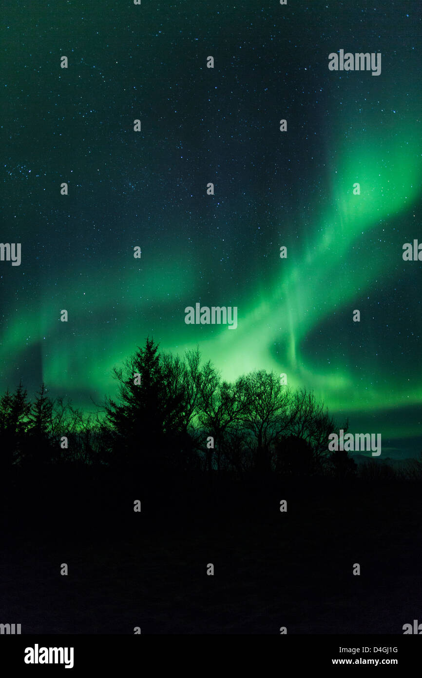 Northern lights - Aurora Borealis in Iceland Stock Photo - Alamy