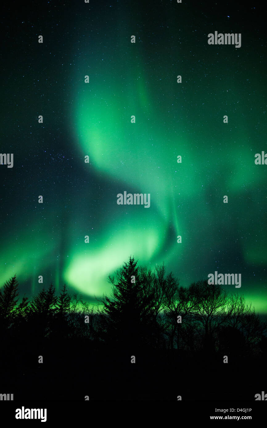 Northern lights - Aurora Borealis in Iceland Stock Photo - Alamy
