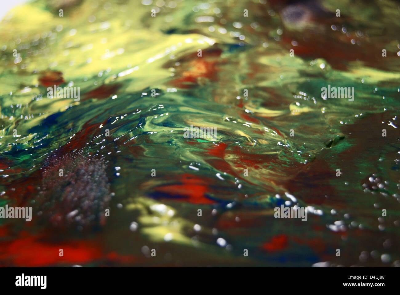 mix up wet paint Stock Photo Alamy