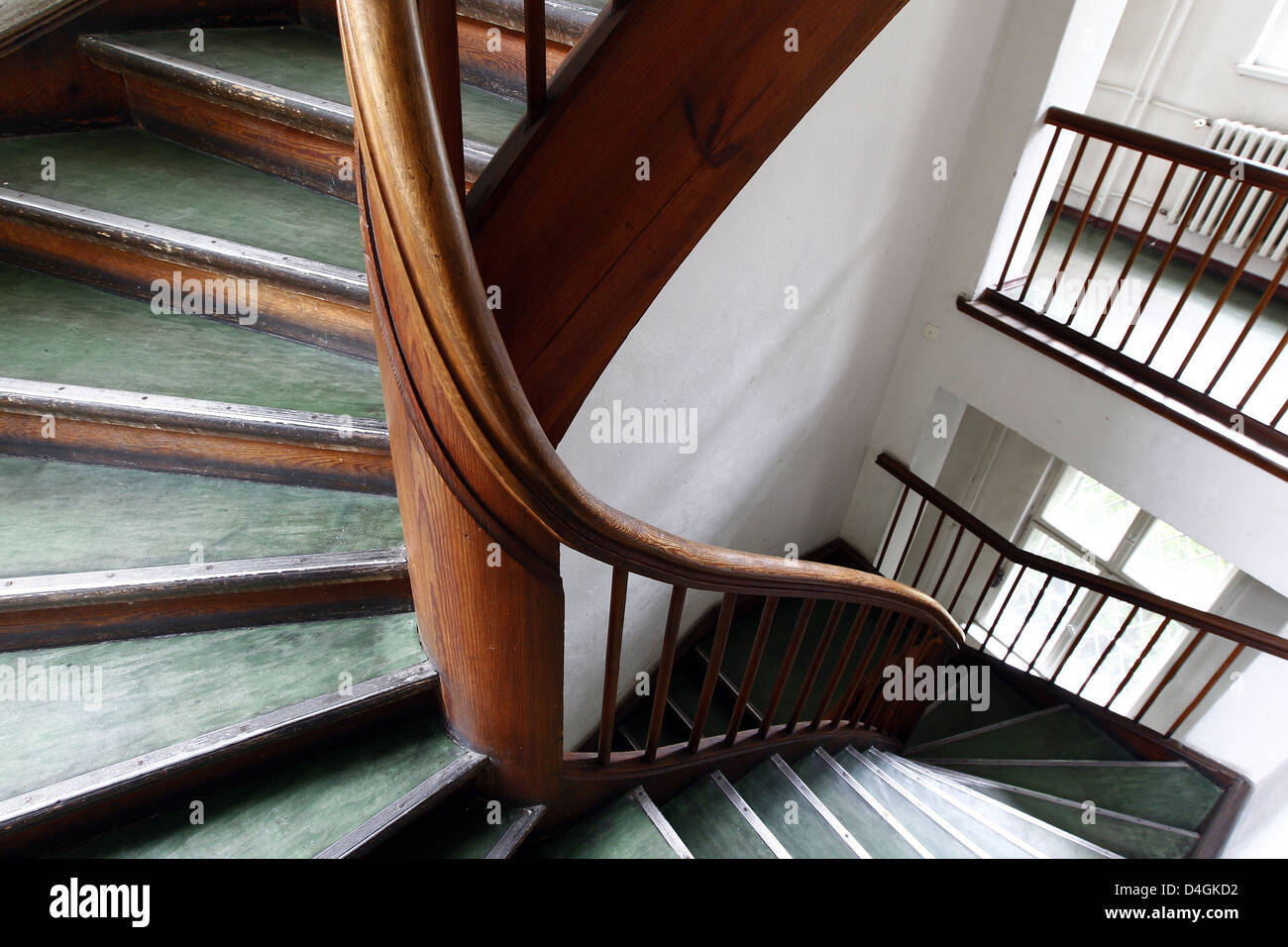 Berlin, Germany, in the stairwell of Seitenfluegels Nicolaihaus in Bruedertsrasse Stock Photo
