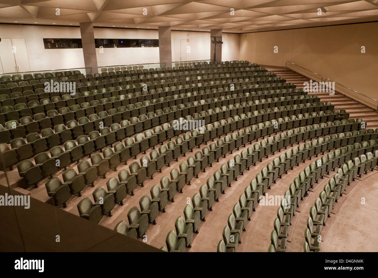 Empty theater seats - USA Stock Photo