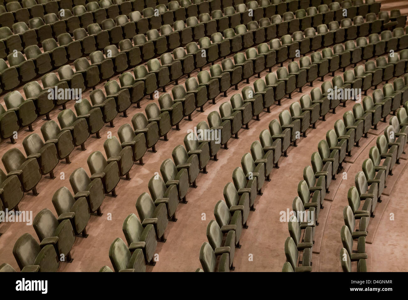 Empty theater seats - USA Stock Photo