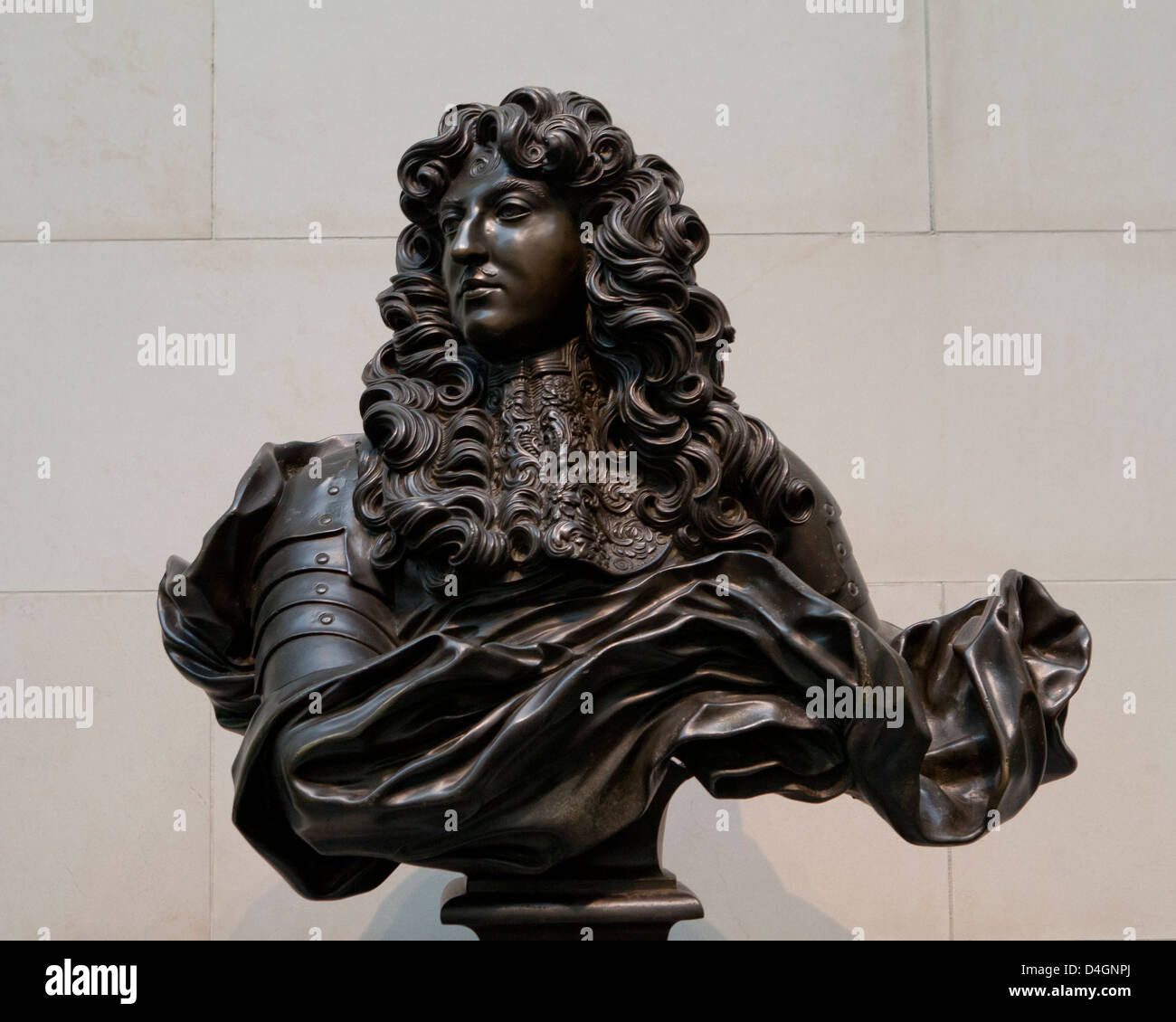 Louis XIV sculpture Stock Photo