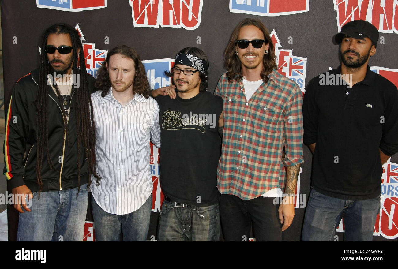 US band Incubus arrives at the 'VH1 Rock Honors The Who' event at Pauley Pavilion on the UCLA