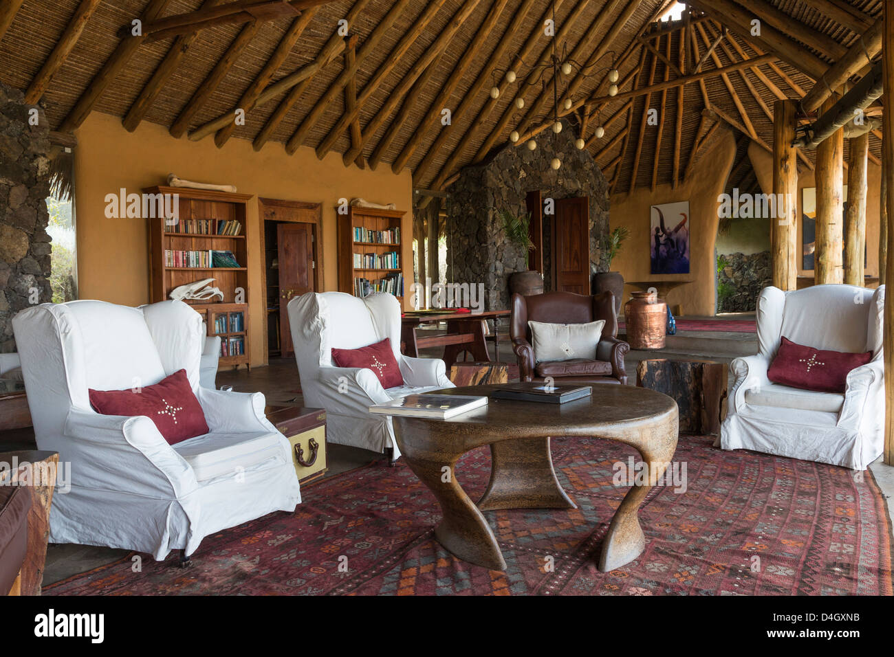 Ol Donyo Wuas Lodge, Chyulu Hills, Kenya, East Africa Stock Photo