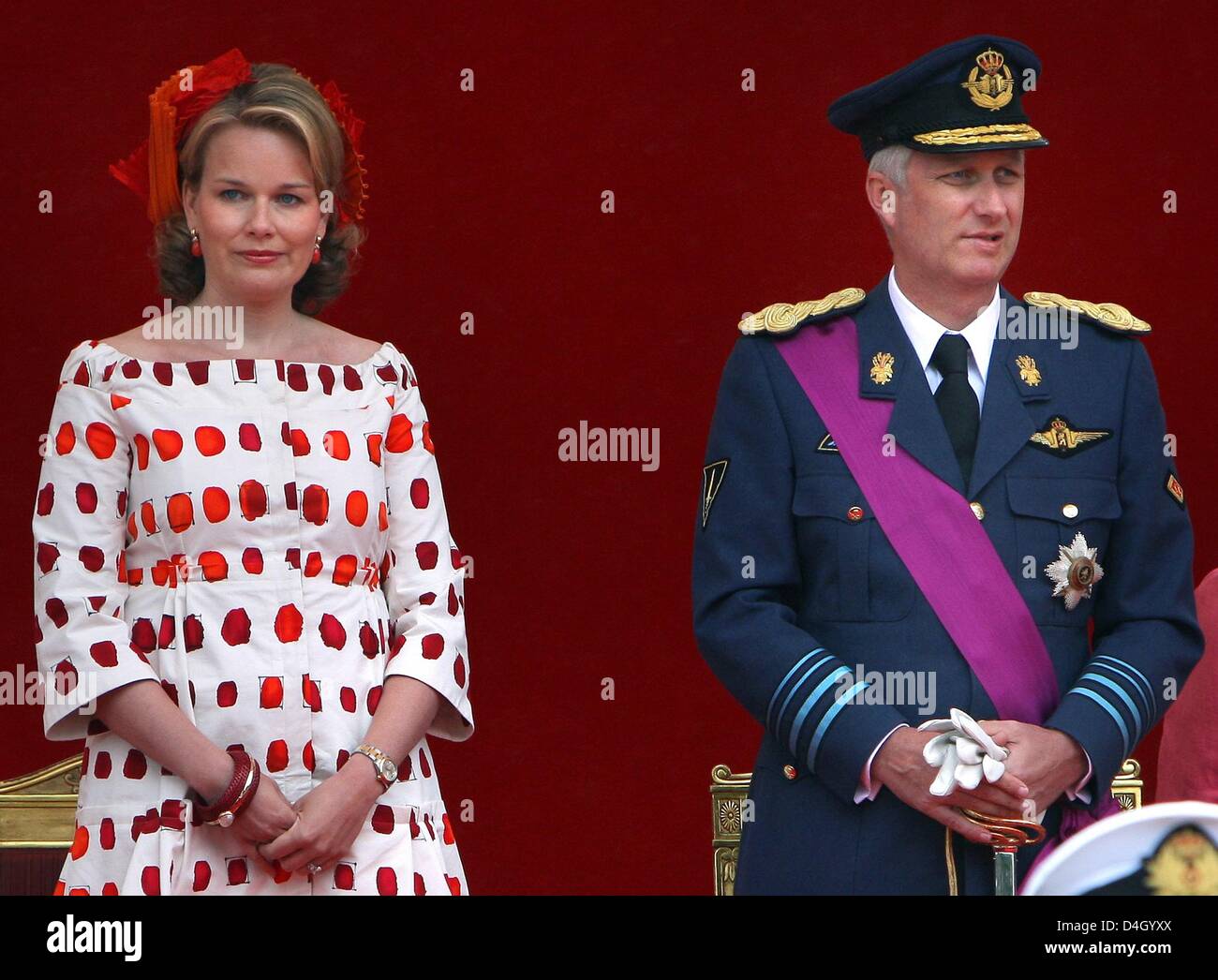 Prince Filip and Princess Mathilde of Belgium attend the traditional ...