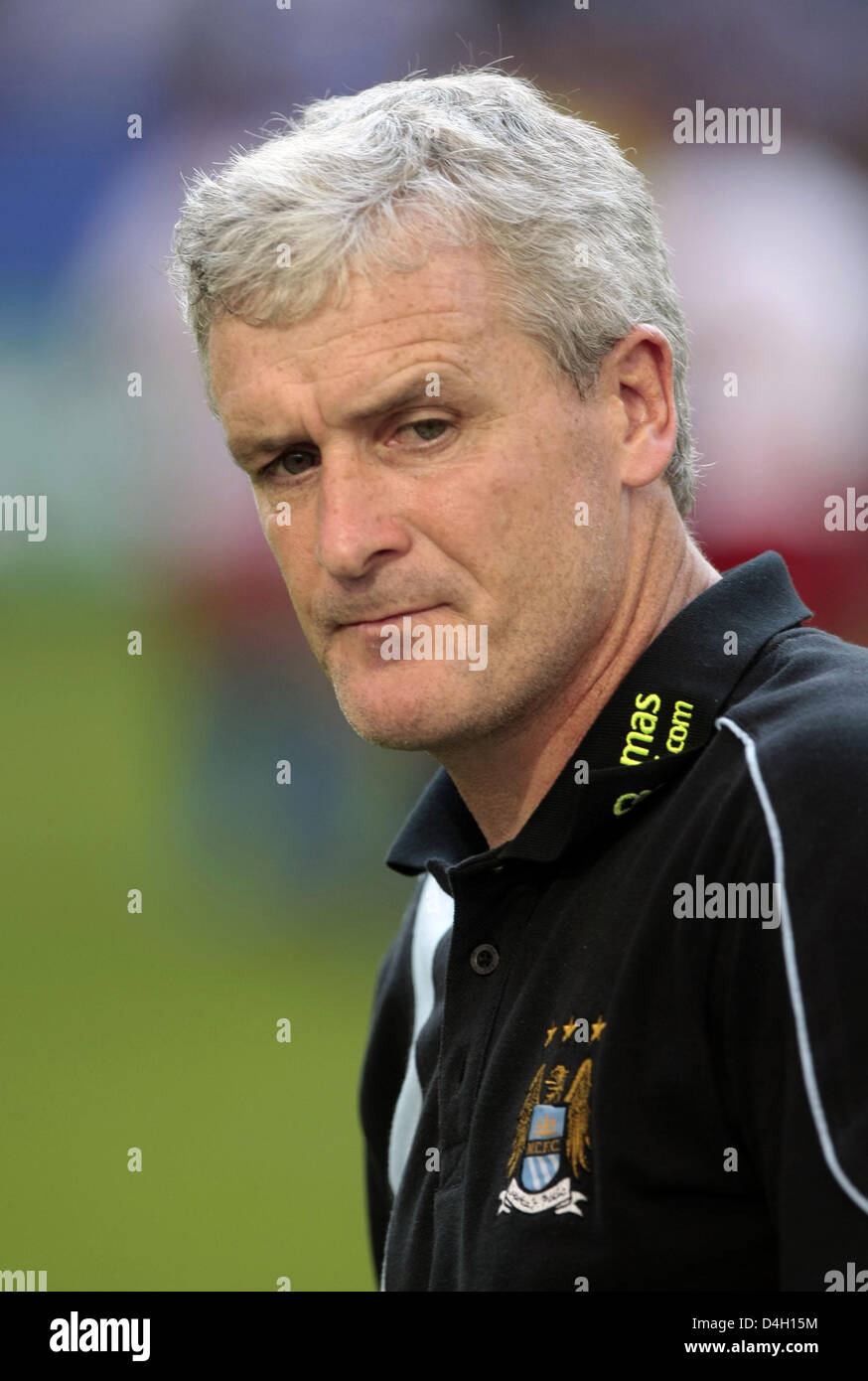 Mark Hughes, head coach of English Premiere League club Manchester City