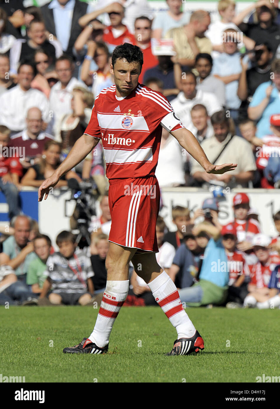 Midfielder Mark van Bommel of Bundesliga club FC Bayern Munich