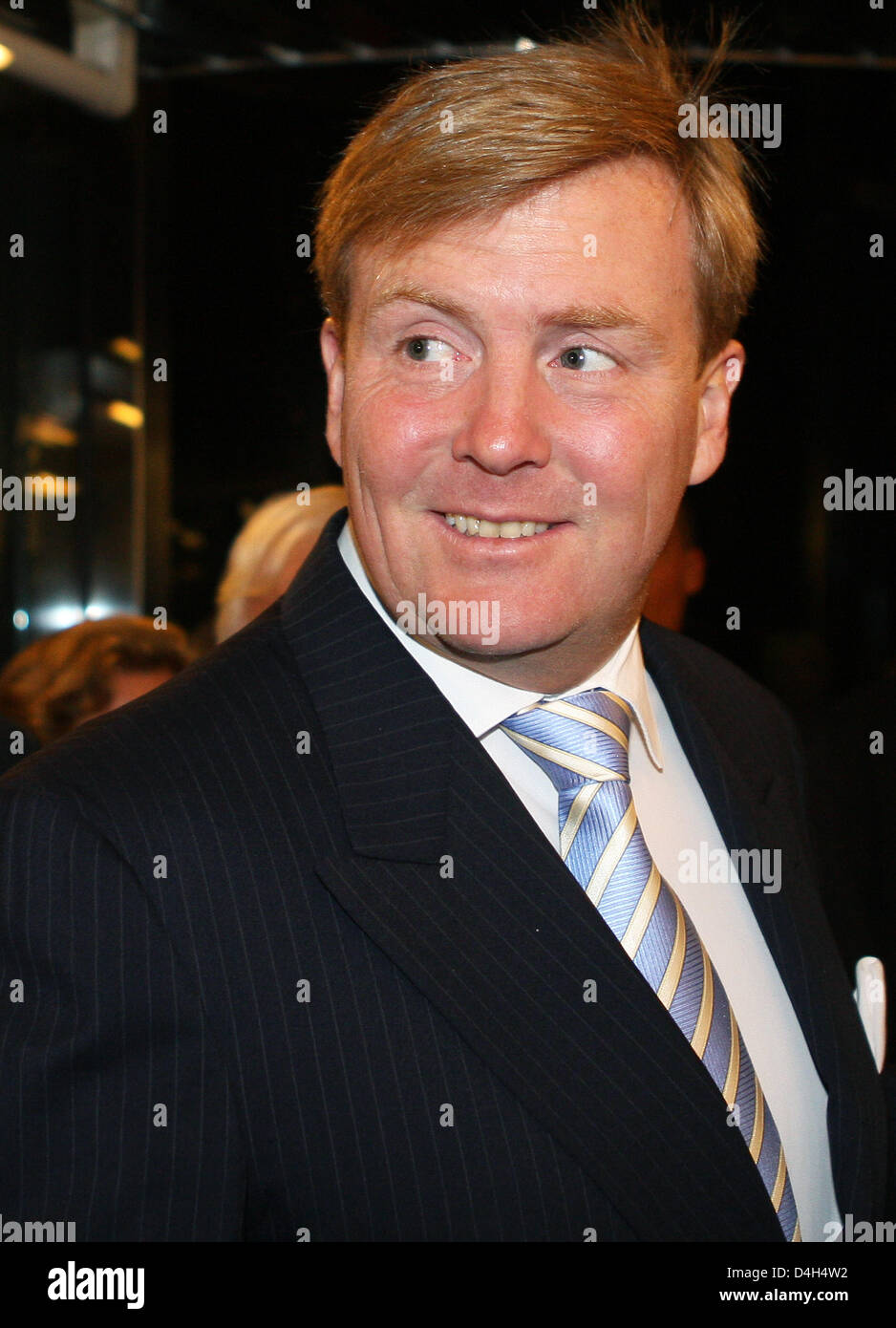 Crown Prince Willem-Alexander attends the jubilee concert of the 120 year old Royal Concertgebouworkest, a famous Dutch orchestra, in Amsterdam, Netherlands, 24 October 2008. Photo: Patrick van Katwijk Stock Photo