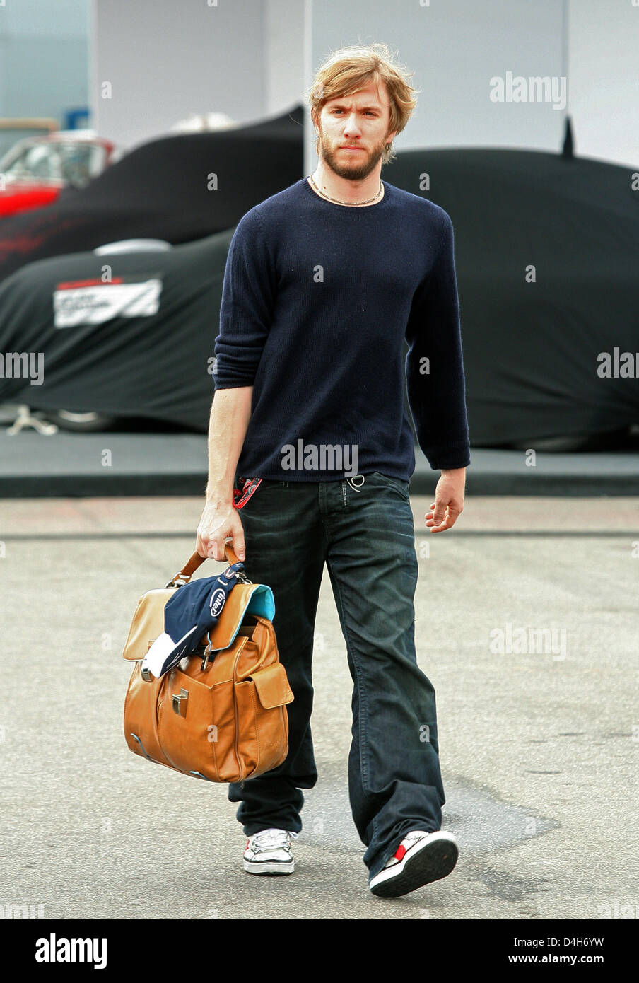 German Formula One driver Nick Heidfeld of BMW Sauber arrives at the