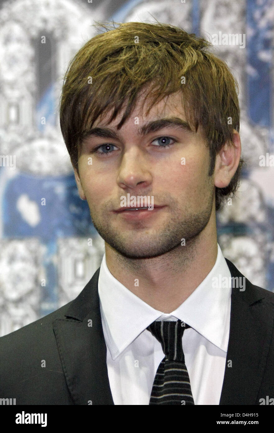 Actor Chace Crawford arrives at the 2008 World Music Awards at the Sporting Club, Monte Carlo, 09 November 2008. Photo: Hubert Boesl Stock Photo