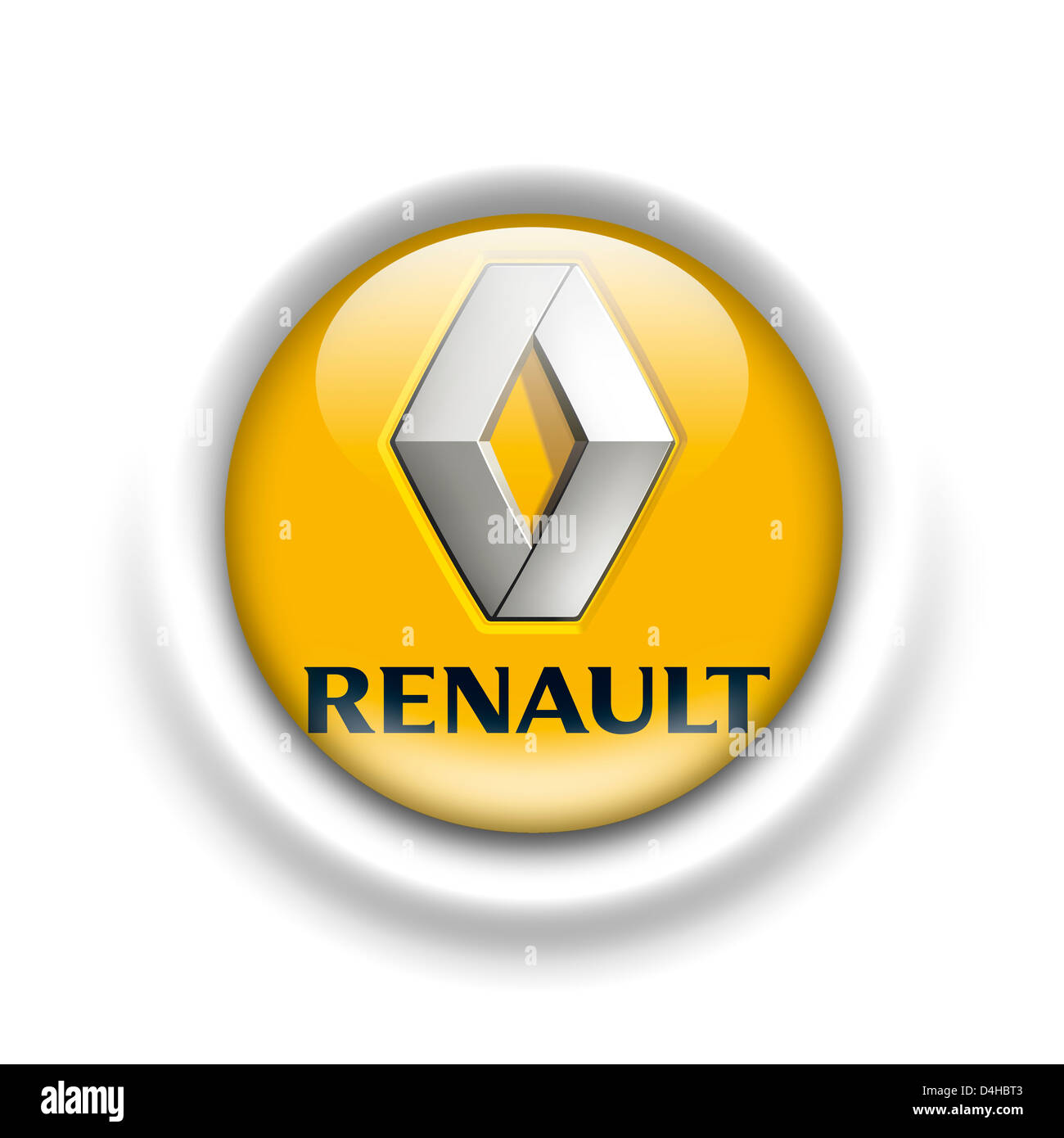 Renault logo symbol icon flag Stock Photo Alamy