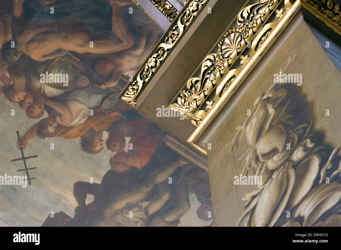 Classical Wall Paintings Stock Photo Alamy