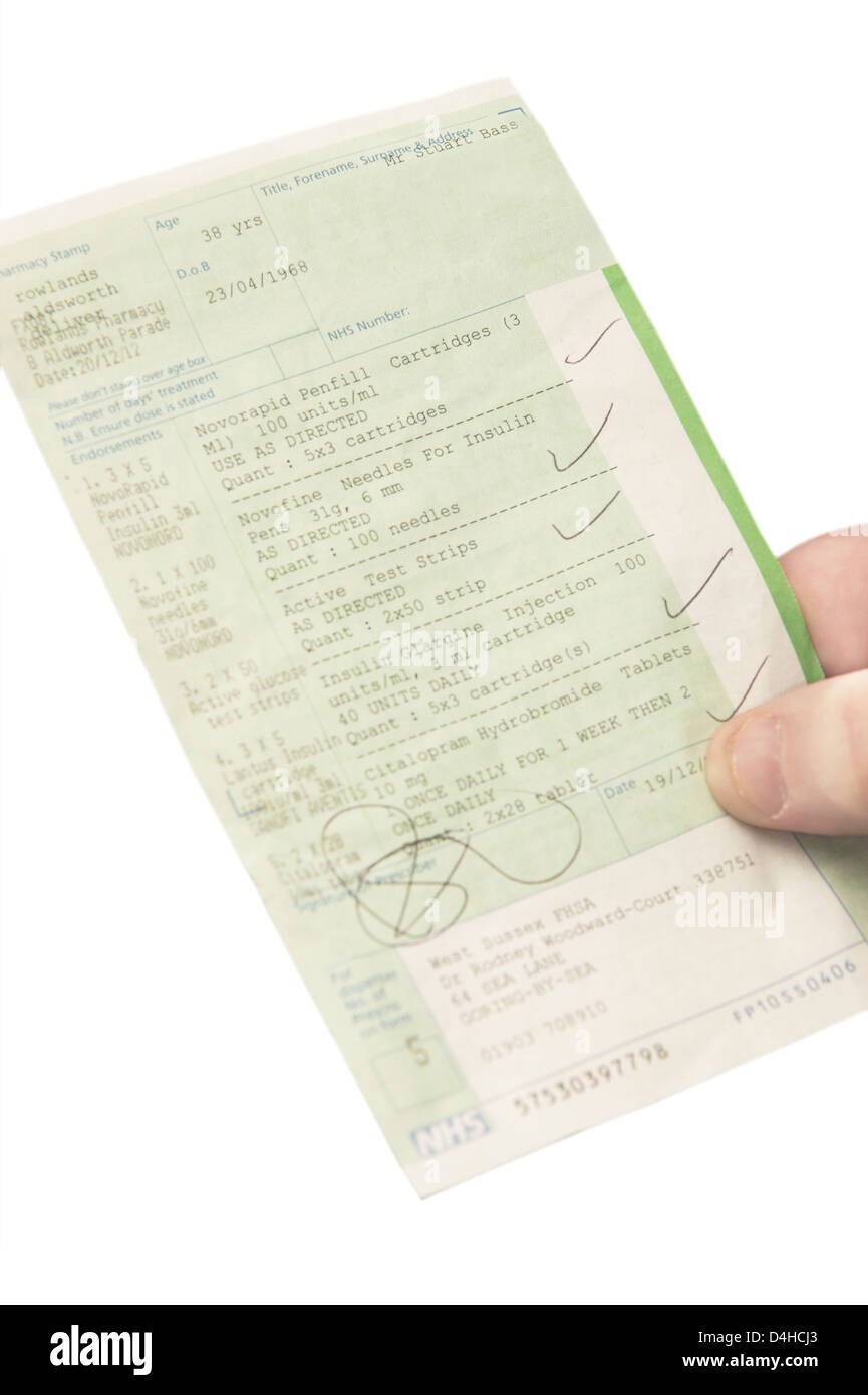 Prescription hi-res stock photography and images - Alamy