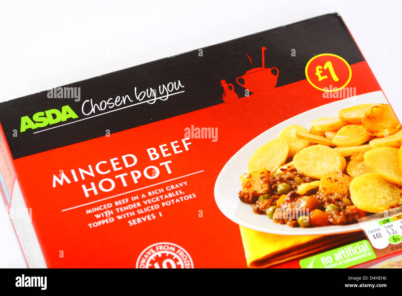 Asda chosen by you minced beef hotpot ready meal Stock Photo Alamy