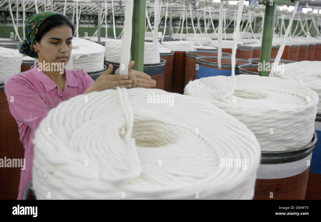 (file) The file picture dated 25 February 2008 shows a woman working