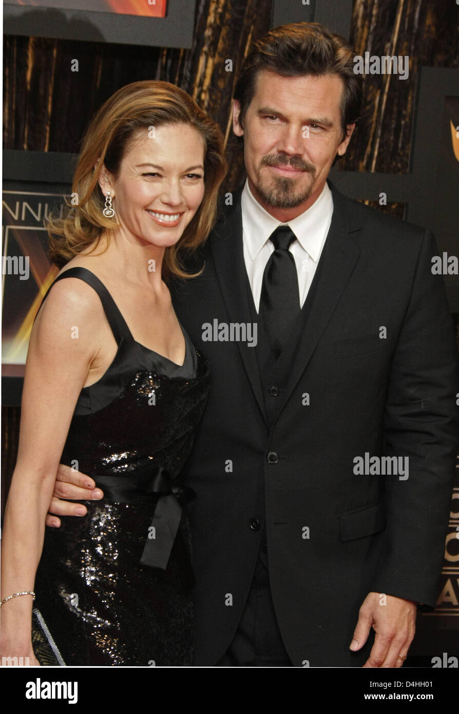 Actress Diane Lane and her husband Josh Brolin arrive for the 14th