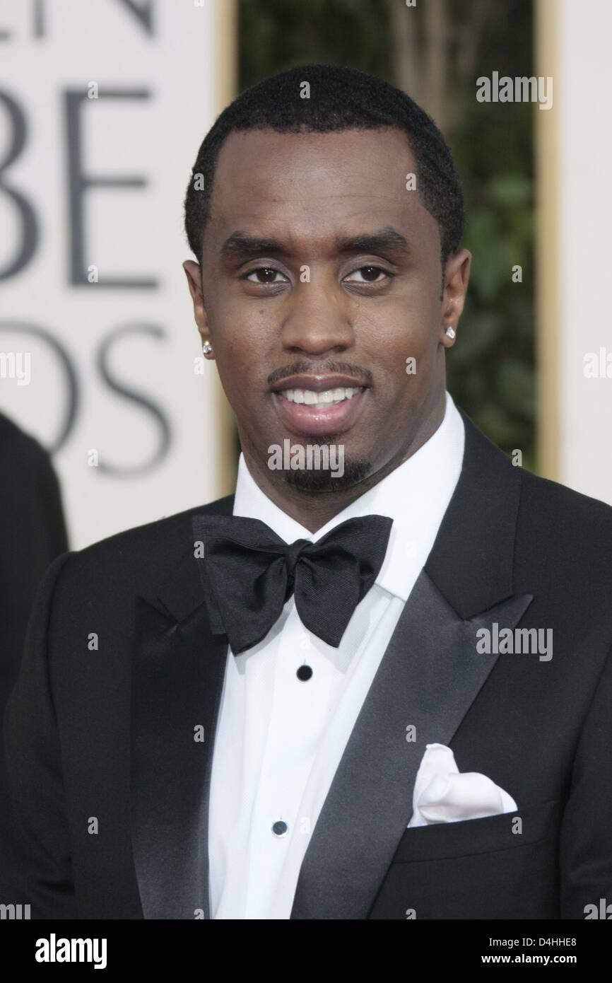 Rapper Sean ?Diddy? Combs arrives for the 66th Annual Golden Globe ...
