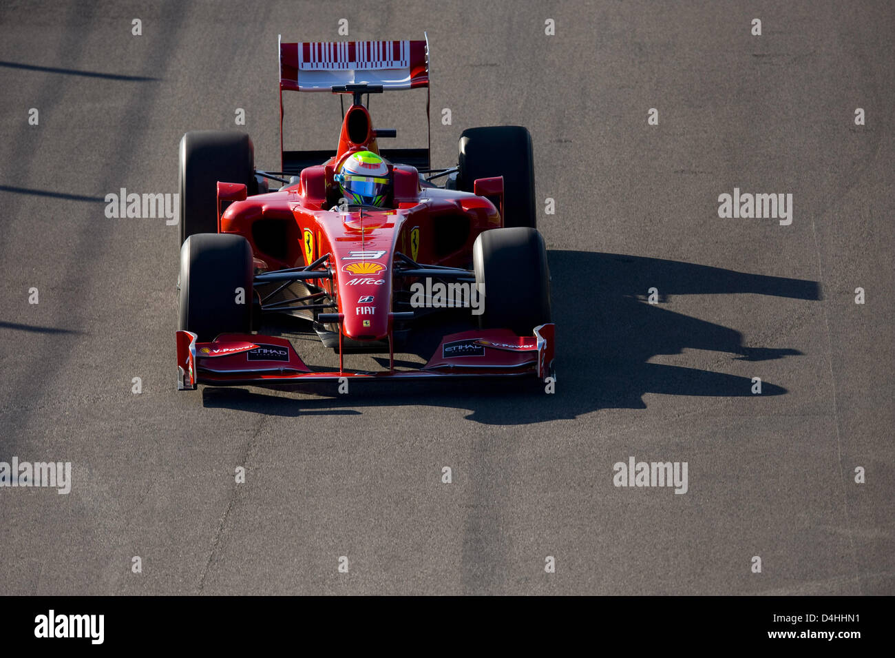 Felipe Massa Brazilian Vice World Champion 2008 Of Scuderia Ferarri Drives The New Ferrari F60 Formula One Car For The 2009 Season On Mugello Race Track Italy 12 January 2009 Photo Ferrari Handout