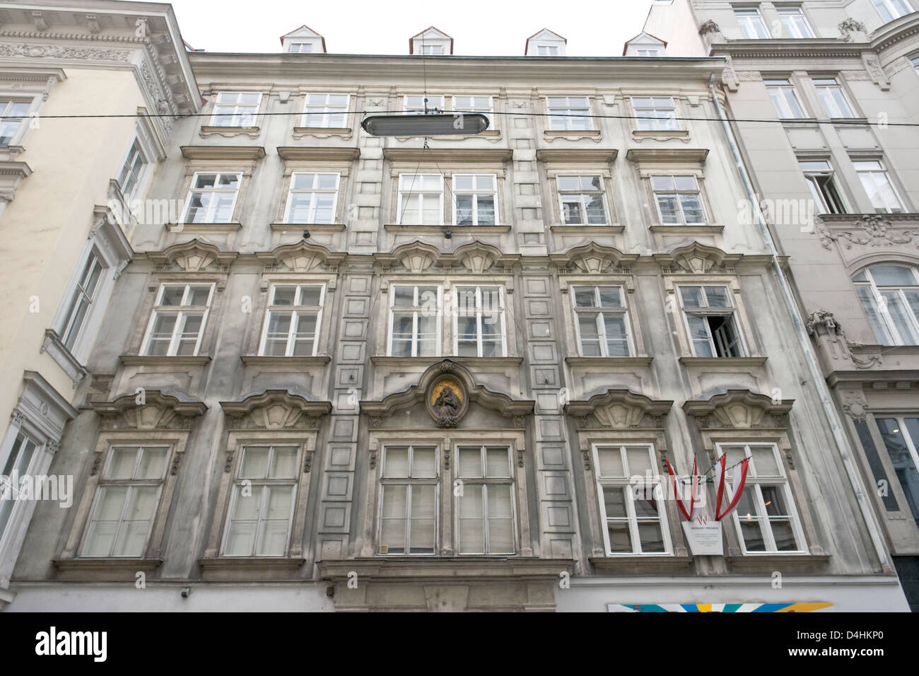House with Neidhart Fresken, Vienna Stock Photo