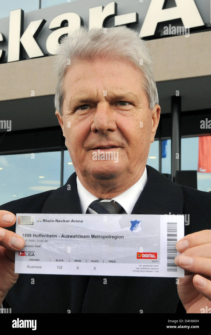 Dietmar Hopp, patron of German Bundesliga soccer club 1899 Hoffenheim