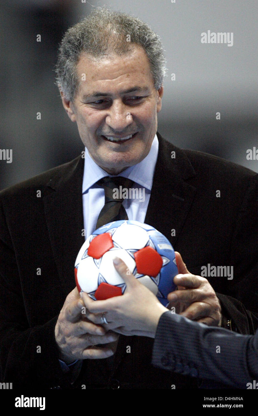 Egyptian president of the international handball federation ihf hassan