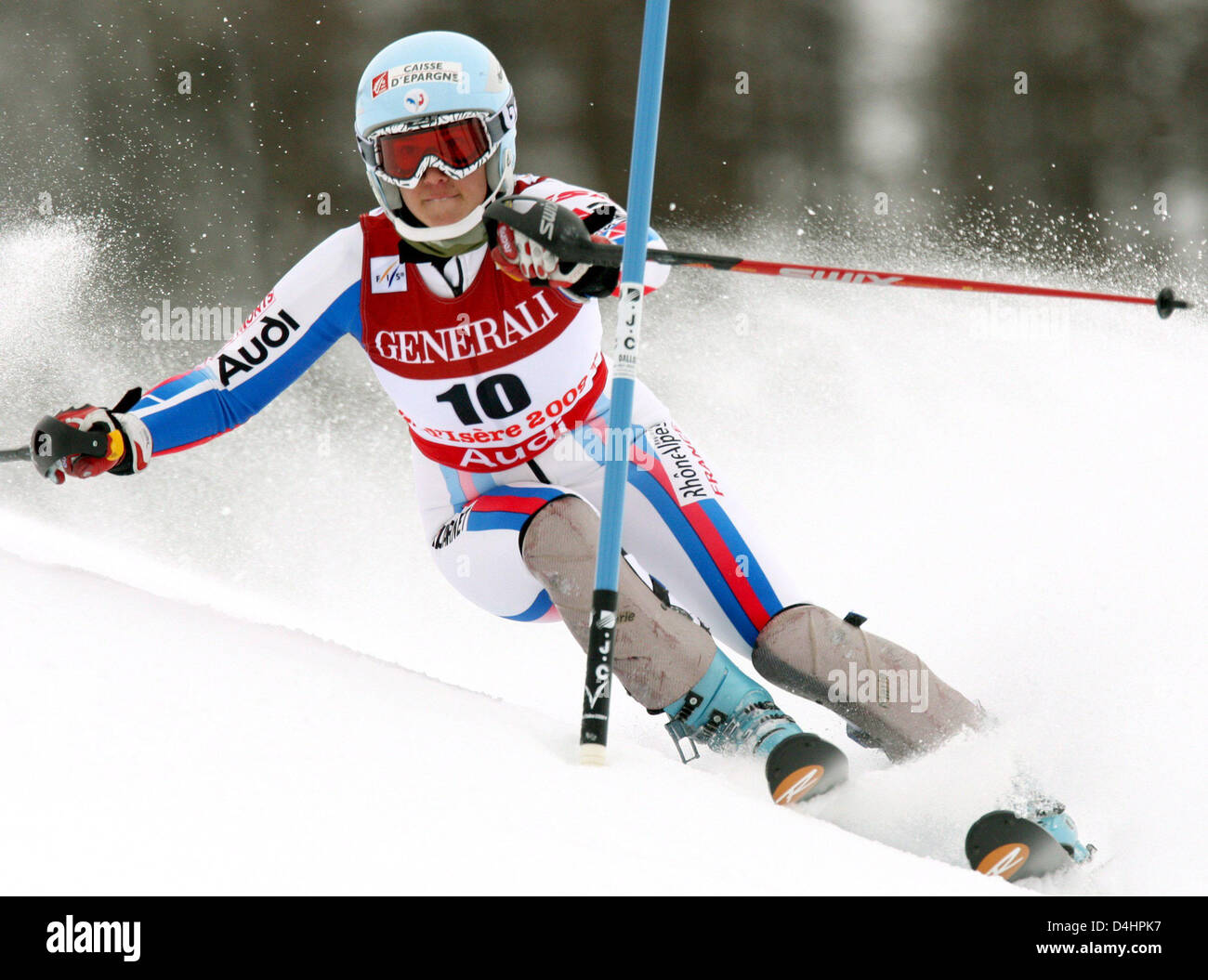 France?s Marie Marchand-Arvier in action during the Women's Combined ...