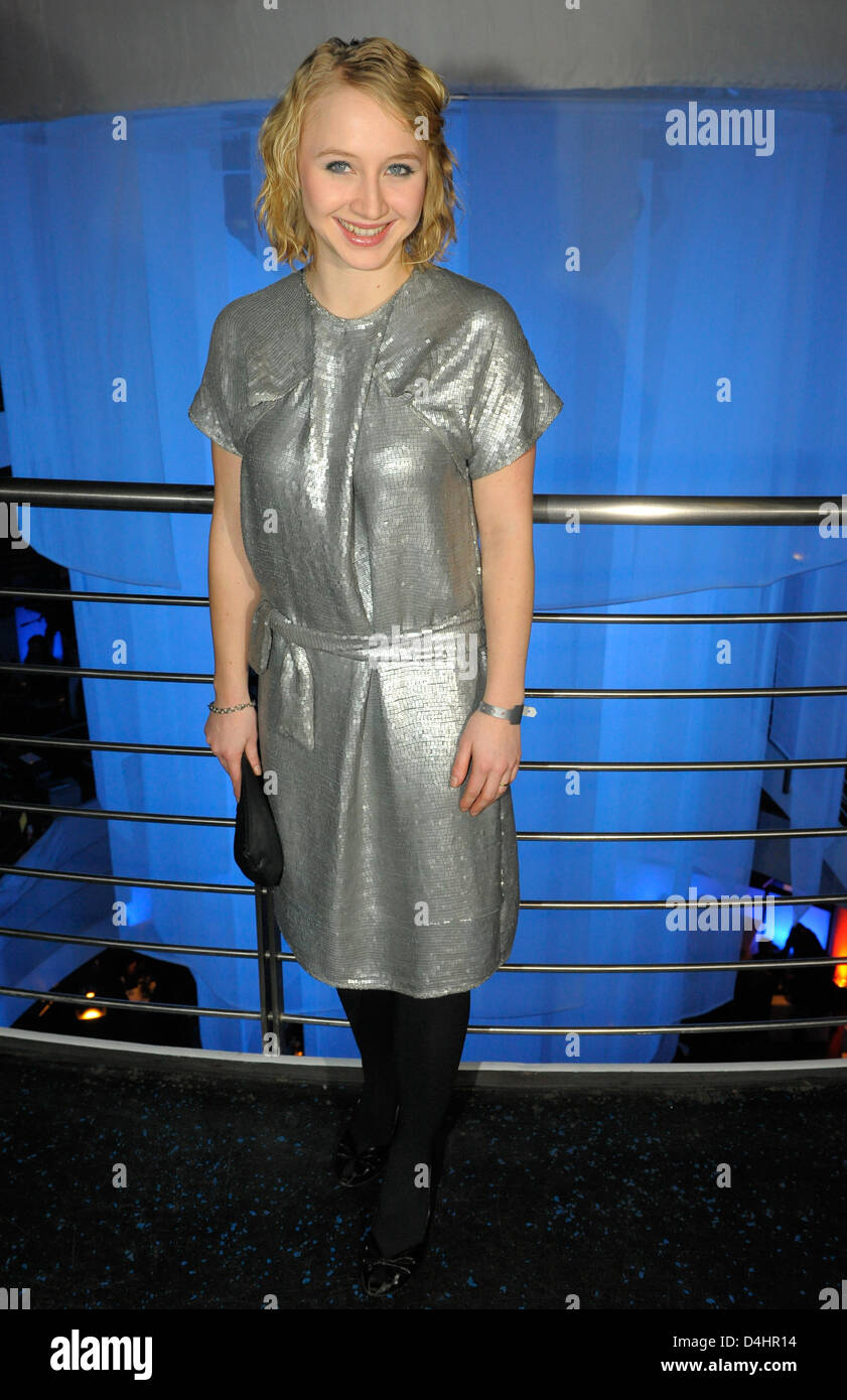 German actress Anna-Maria Muehe arrives for the so-called ?Blue Hour ...