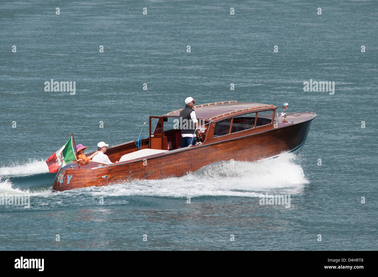 Classic wooden water taxi hi-res stock photography and images - Alamy