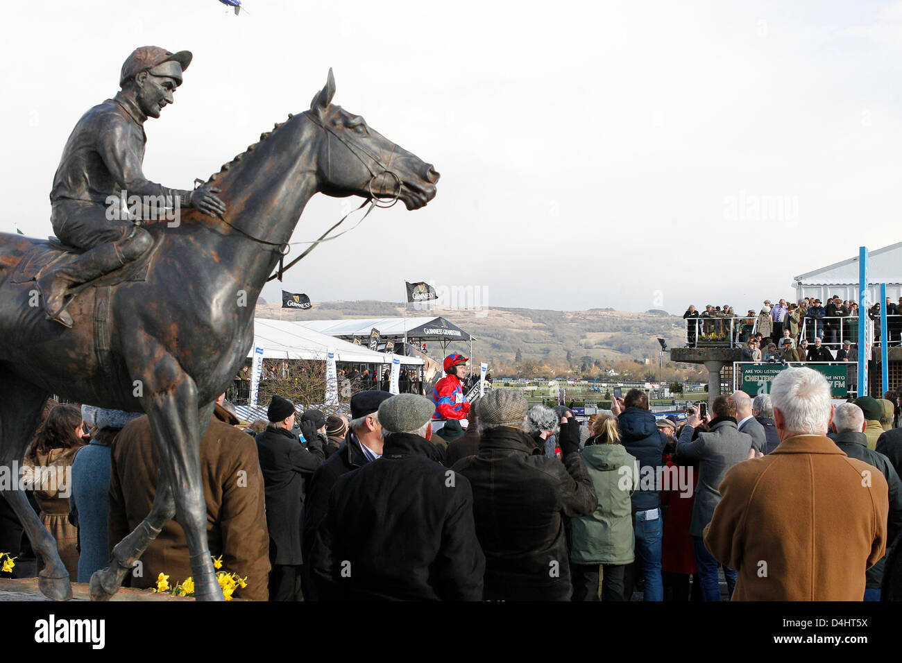 Cheltenham, UK. 13th March 2013.  Winners presentation with Sprinter Sacre, ridden by Barry Geraghty after winning the sportingbet.com Queen Mother Champion Chase Grade 1. Credit:  dpa picture alliance / Alamy Live News Stock Photo