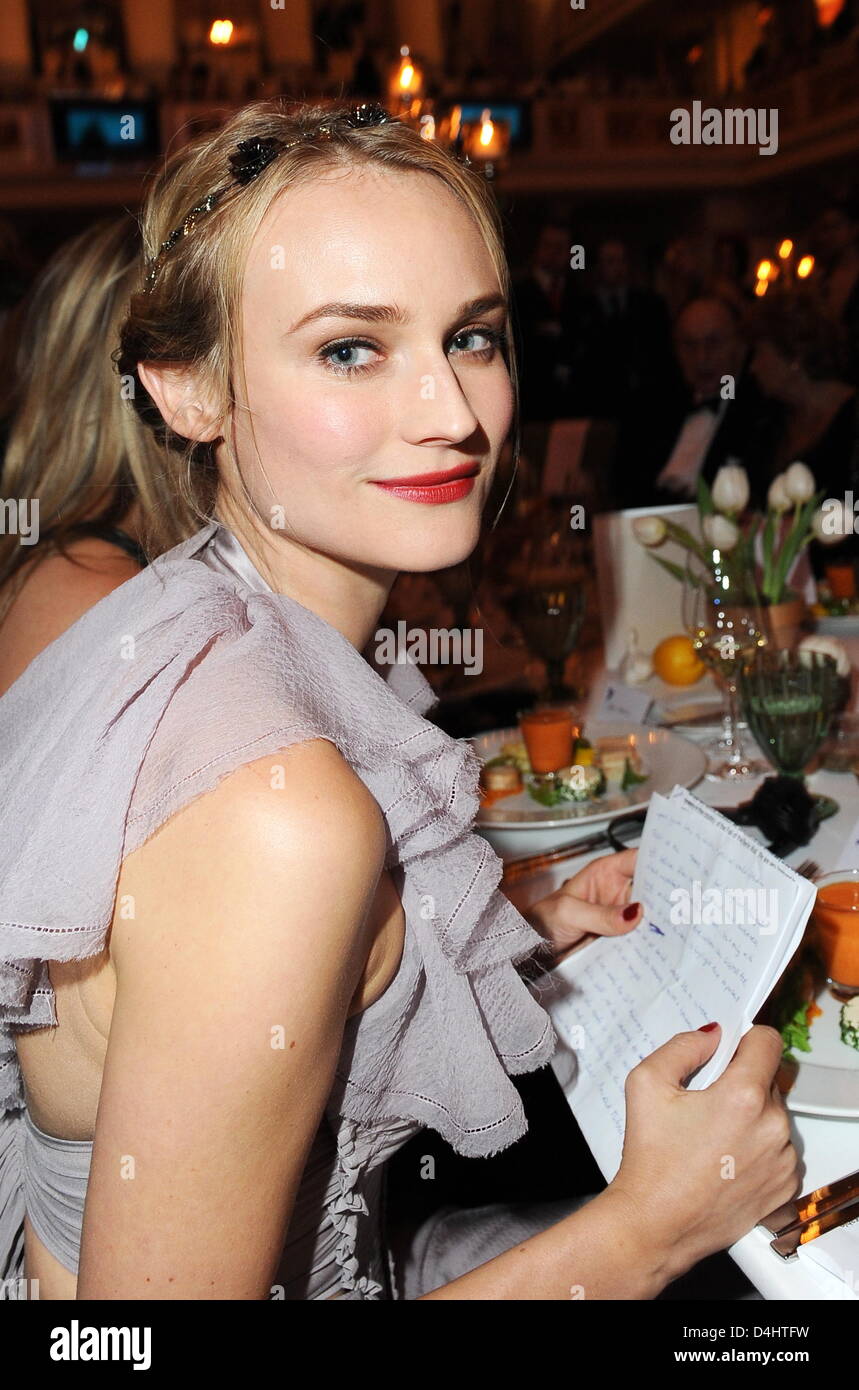 German actress Diane Kruger pictured at the ?Cinema for Peace? gala at ...