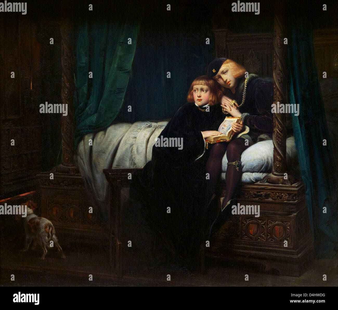 Edward V and the Duke of York in the Tower, by Hippolyte Paul Delaroche