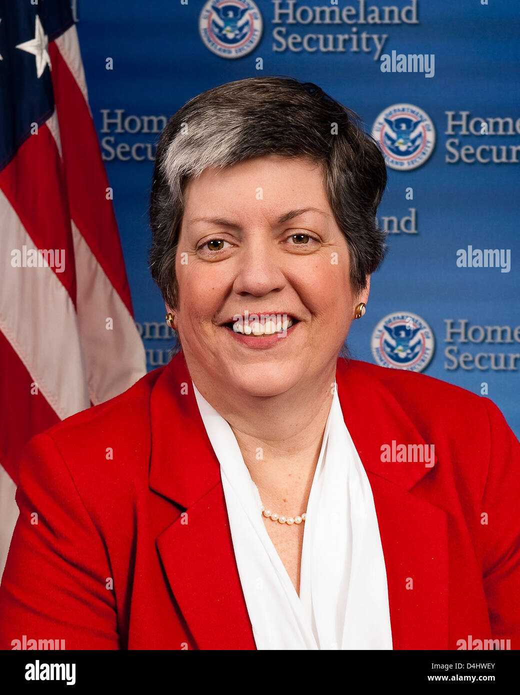 Department of Homeland Security Secretary Napolitano Stock Photo